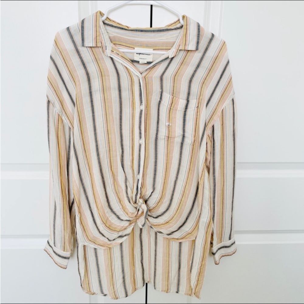 American Eagle Oversized Button Down - image 4